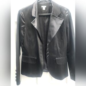 Halogen Black Satin Women's Blazer